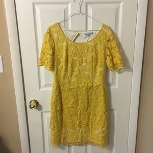 Antonio Melani Yellow Lace Dress
